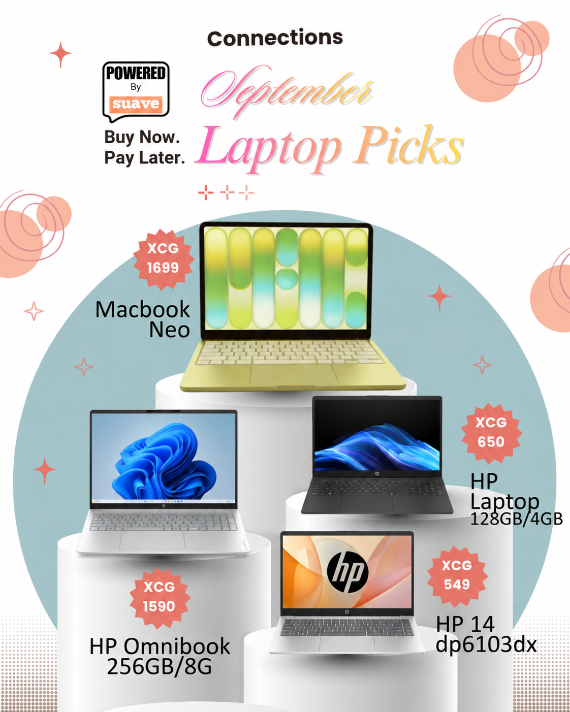 Your next big idea starts here — September laptop picks from Apple and HP.